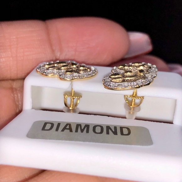 Real Diamond earrings custom made best gift sale! - Picture 7 of 7
